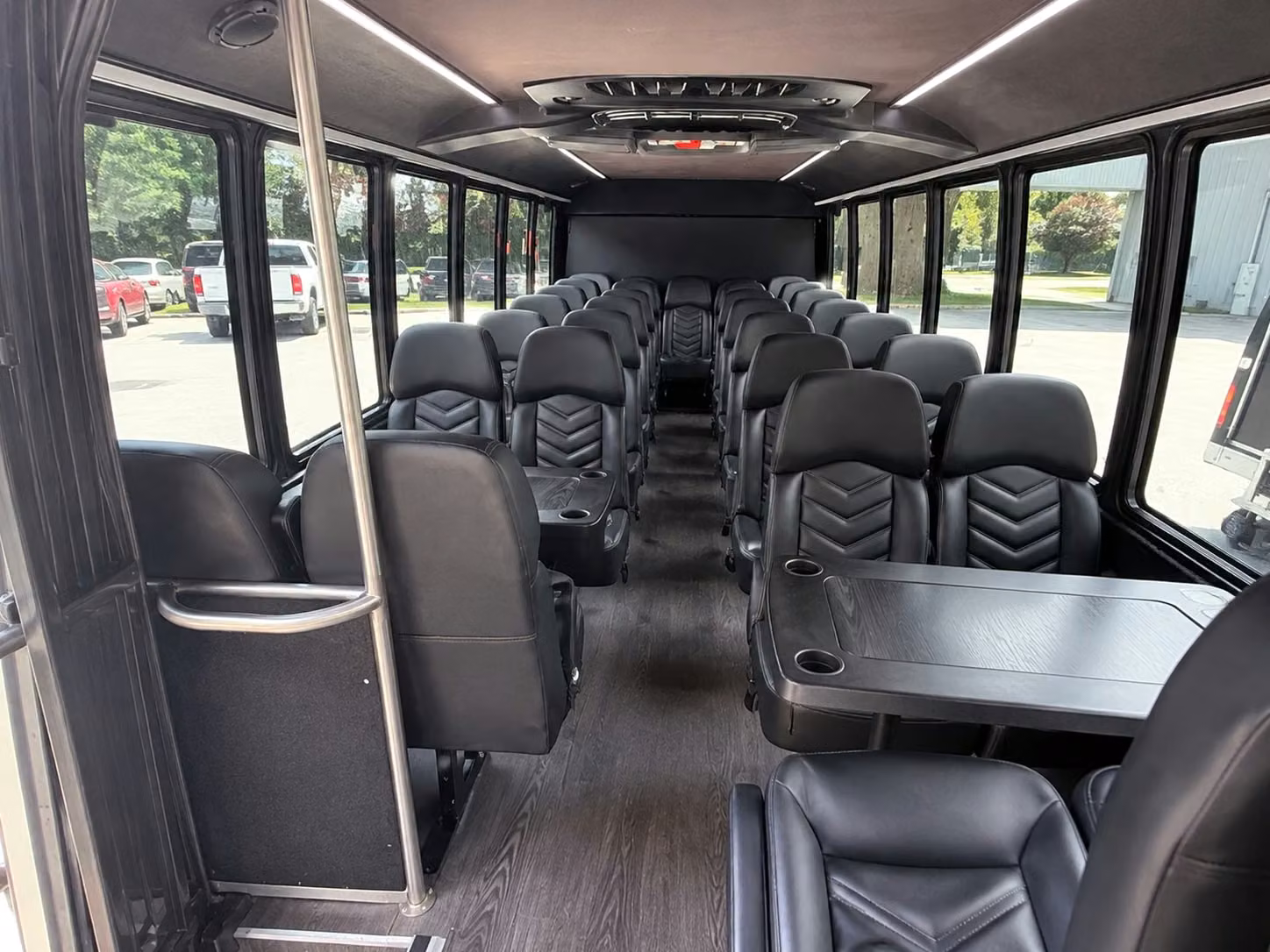 18 passenger minibus inside