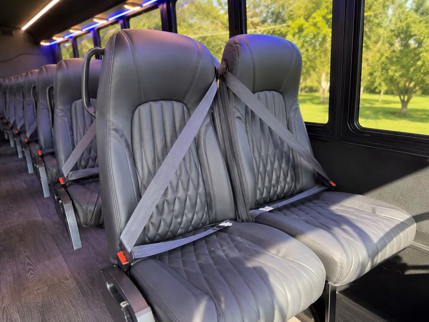 20 passenger minibus inside