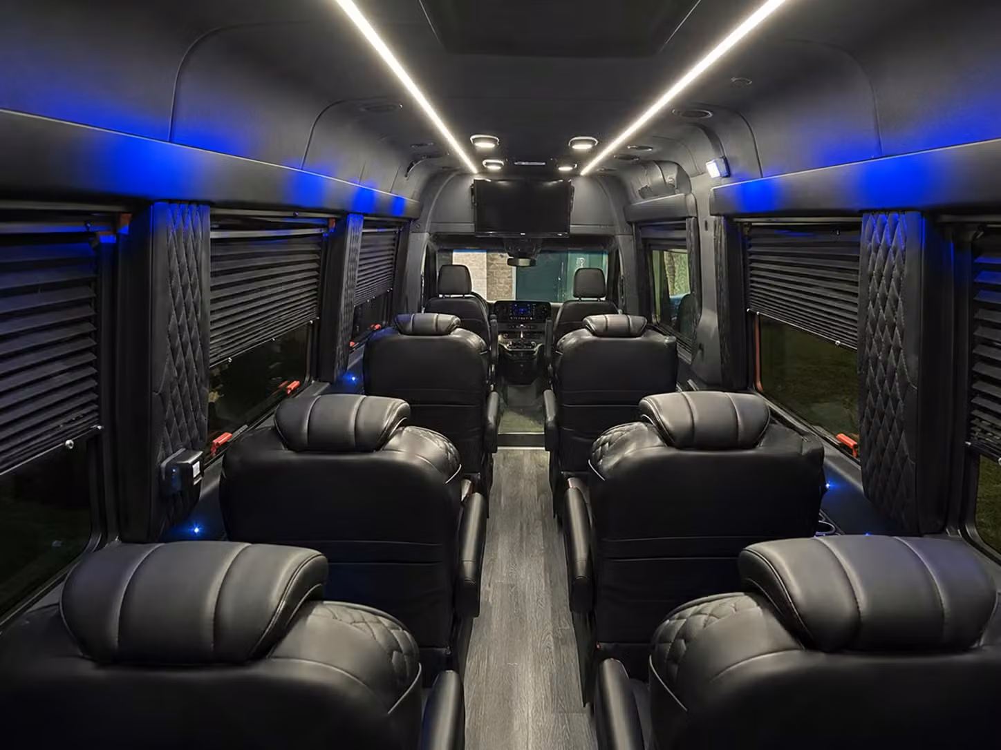 sprinter van with driver interior